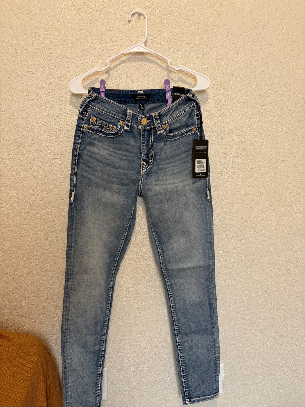True Religion Women's Light Blue Skinny Jeans